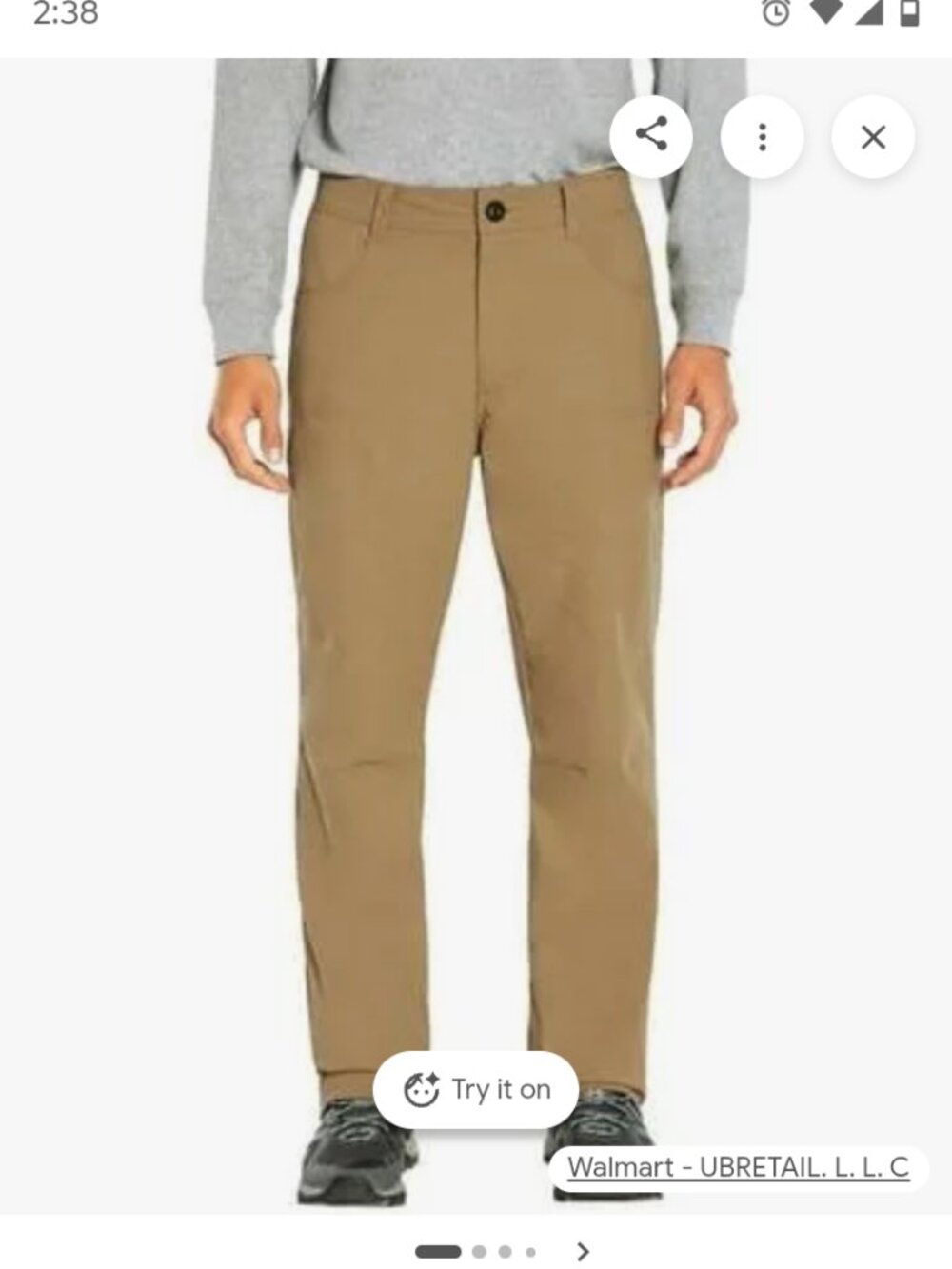 Men's fleece lined or is pants